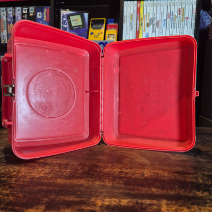 1988 Nintendo Super Mario Bros Red Plastic Lunchbox W/ Thermos (Aladdin)