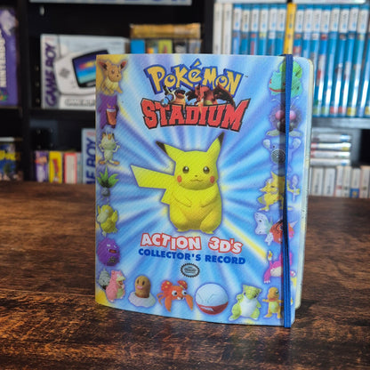 Pokemon Stadium Action 3D's - Complete Set + Collectors Record