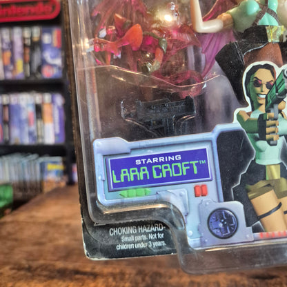 1997 Toy Biz Tomb Raider Video Game Superstars Lara Croft Figure - SEALED