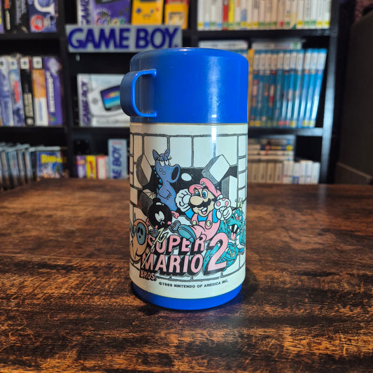 1989 Aladdin Super Mario Bros 2, Zelda II Thermos