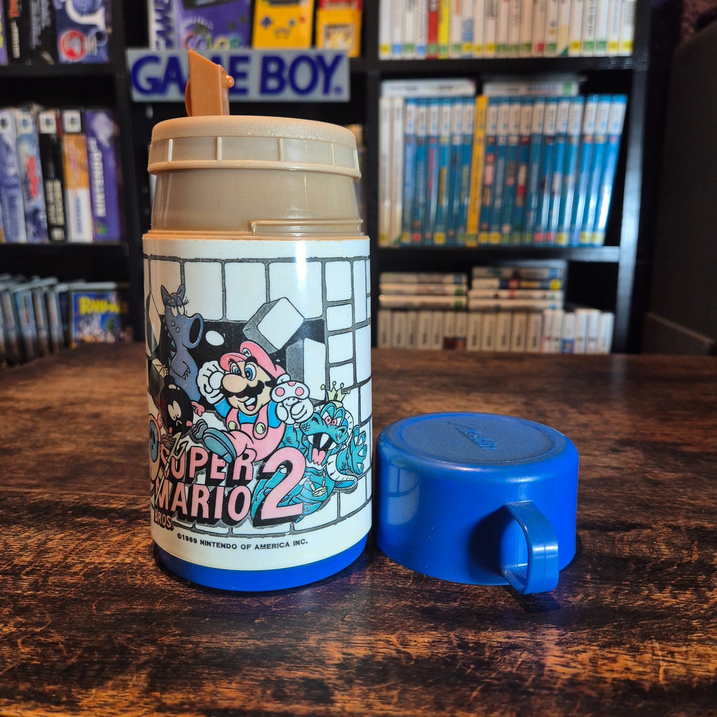 1989 Aladdin Super Mario Bros 2, Zelda II Thermos