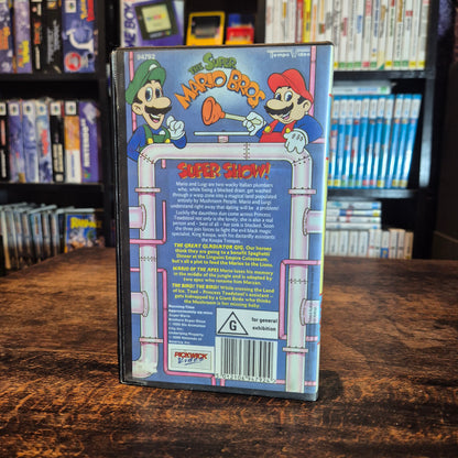 The Super Mario Bros Super Show VHS