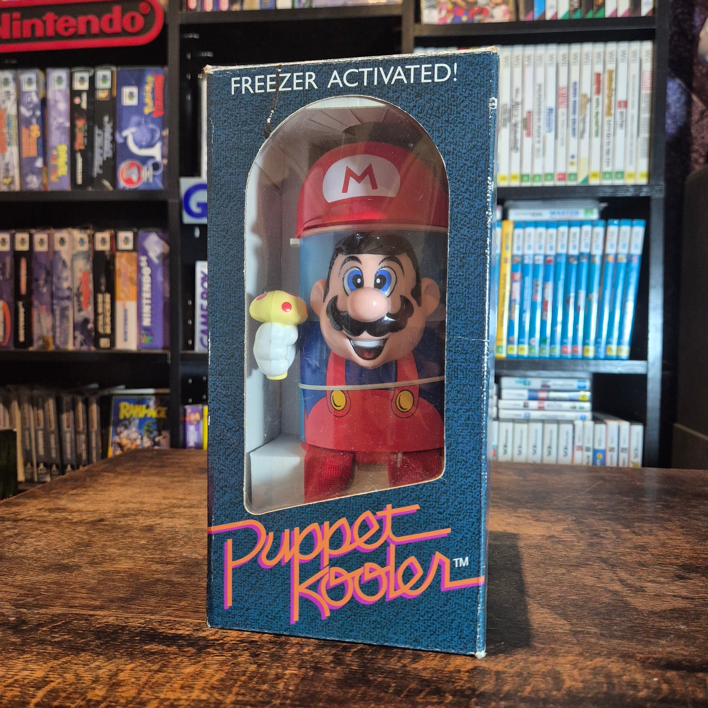 1989 Nintendo Super Mario Bros Puppet Kooler - 1st Edition Complete