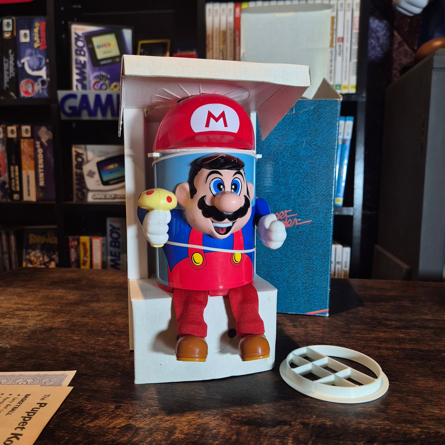1989 Nintendo Super Mario Bros Puppet Kooler - 1st Edition Complete