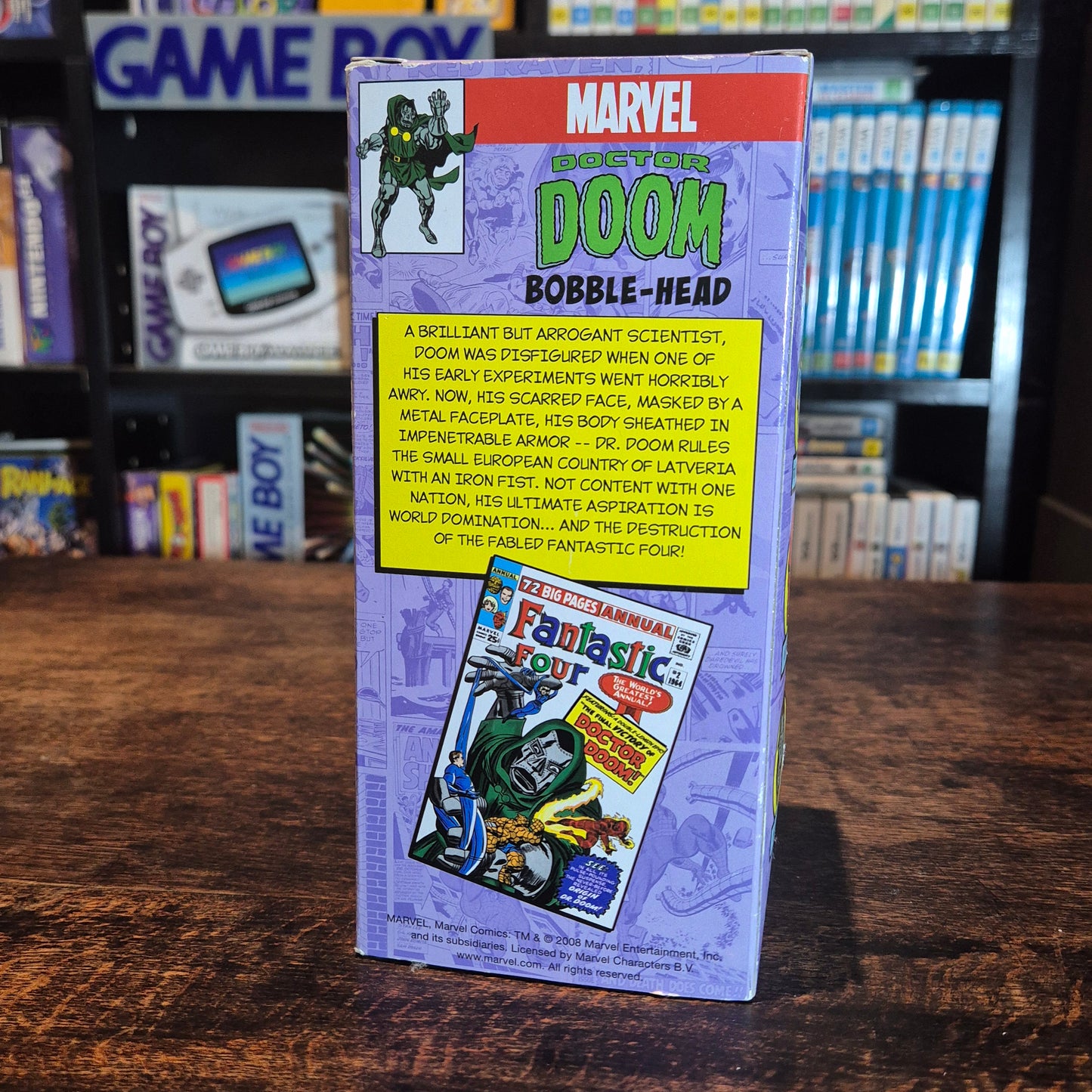 2008 Funko Wacky Wobbler Doctor Doom Bobble-Head - Marvel Comics