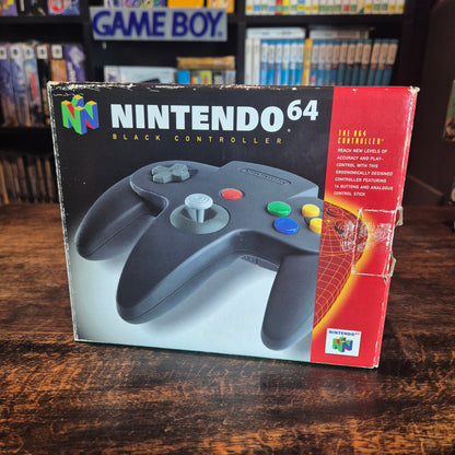 Nintendo 64 Black Controller - Boxed