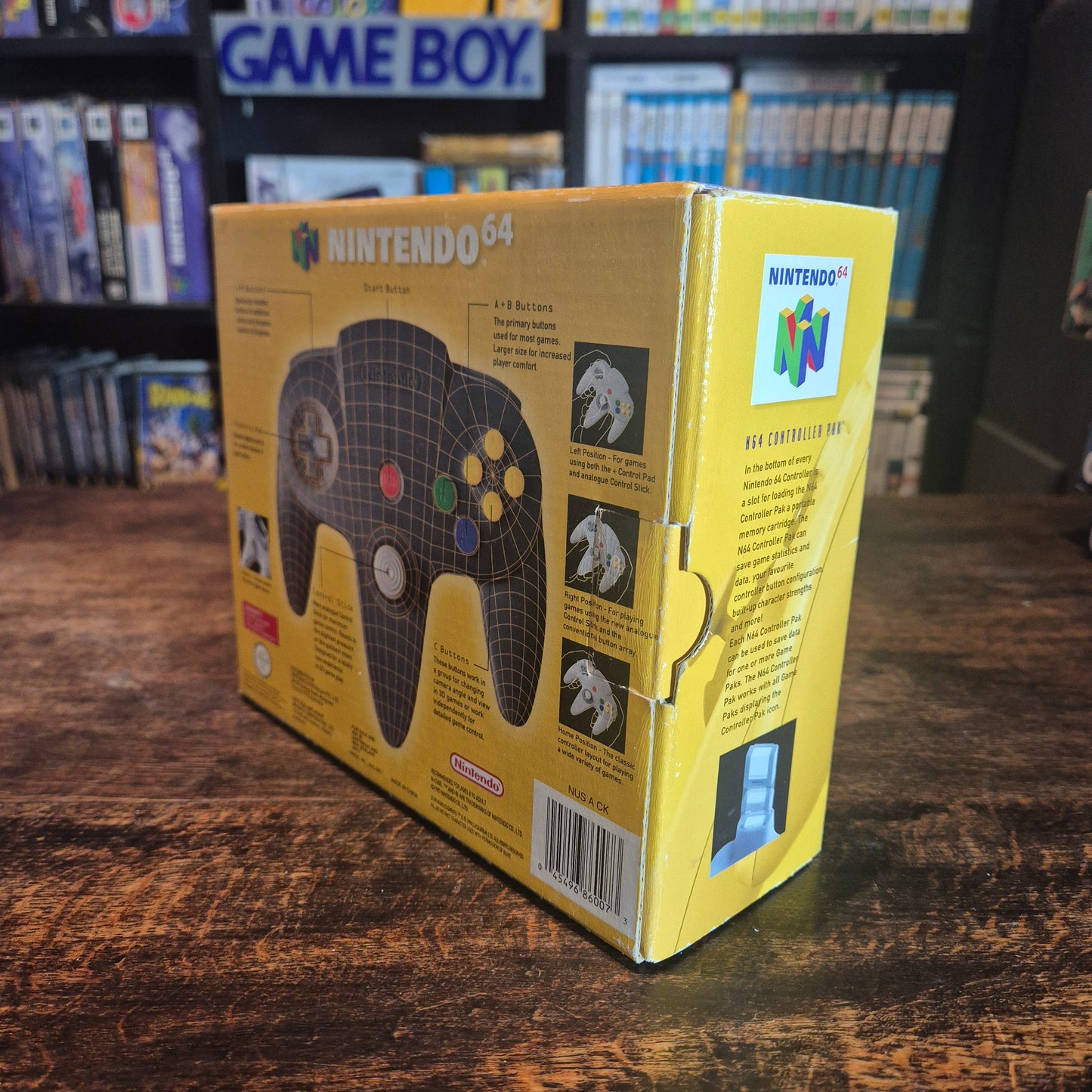 Nintendo 64 Black Controller - Boxed