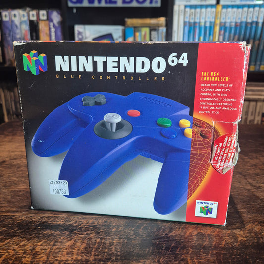 Nintendo 64 Blue Controller - Boxed
