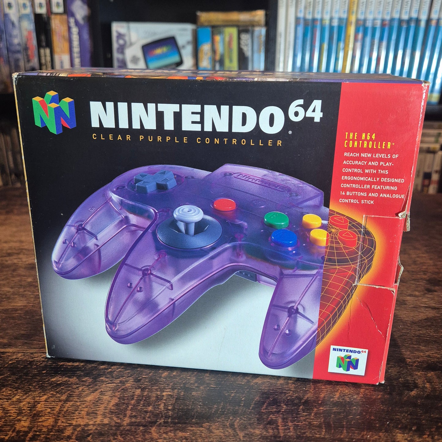 Nintendo 64 Atomic Purple Controller - Boxed