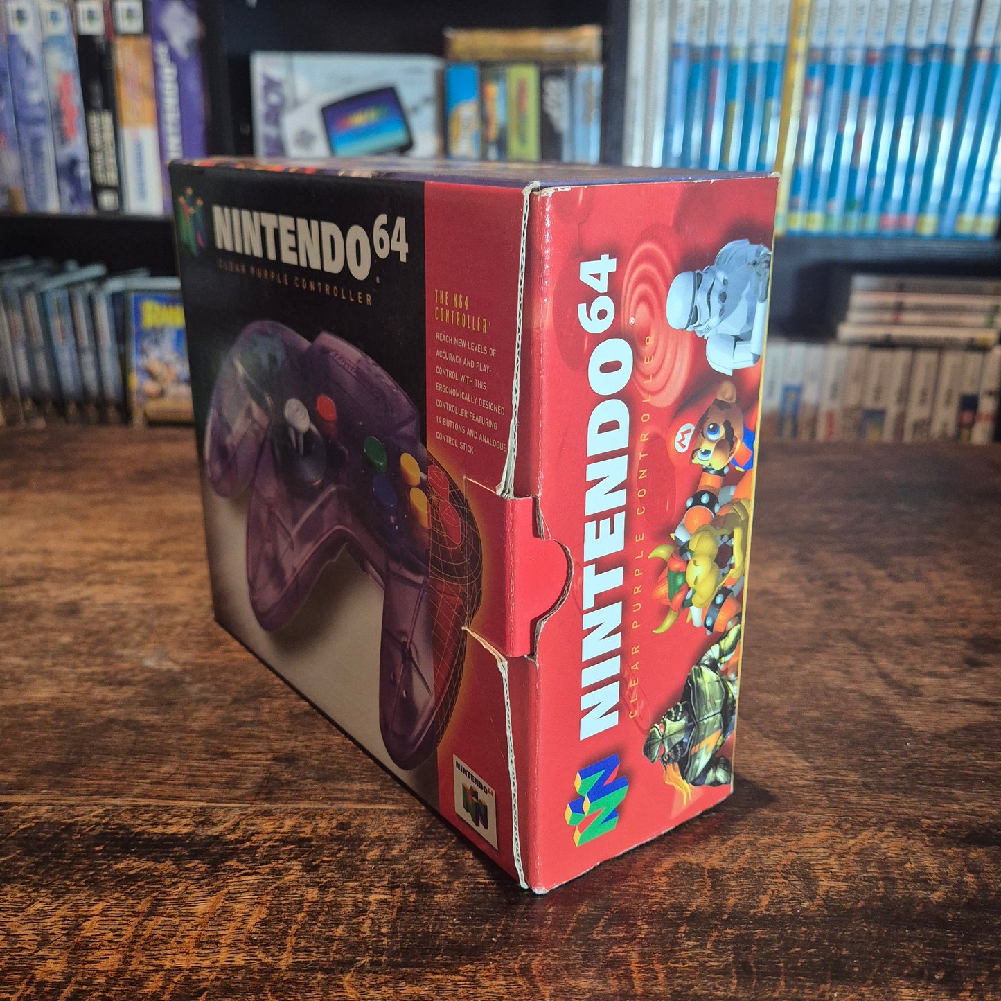 Nintendo 64 Atomic Purple Controller - Boxed
