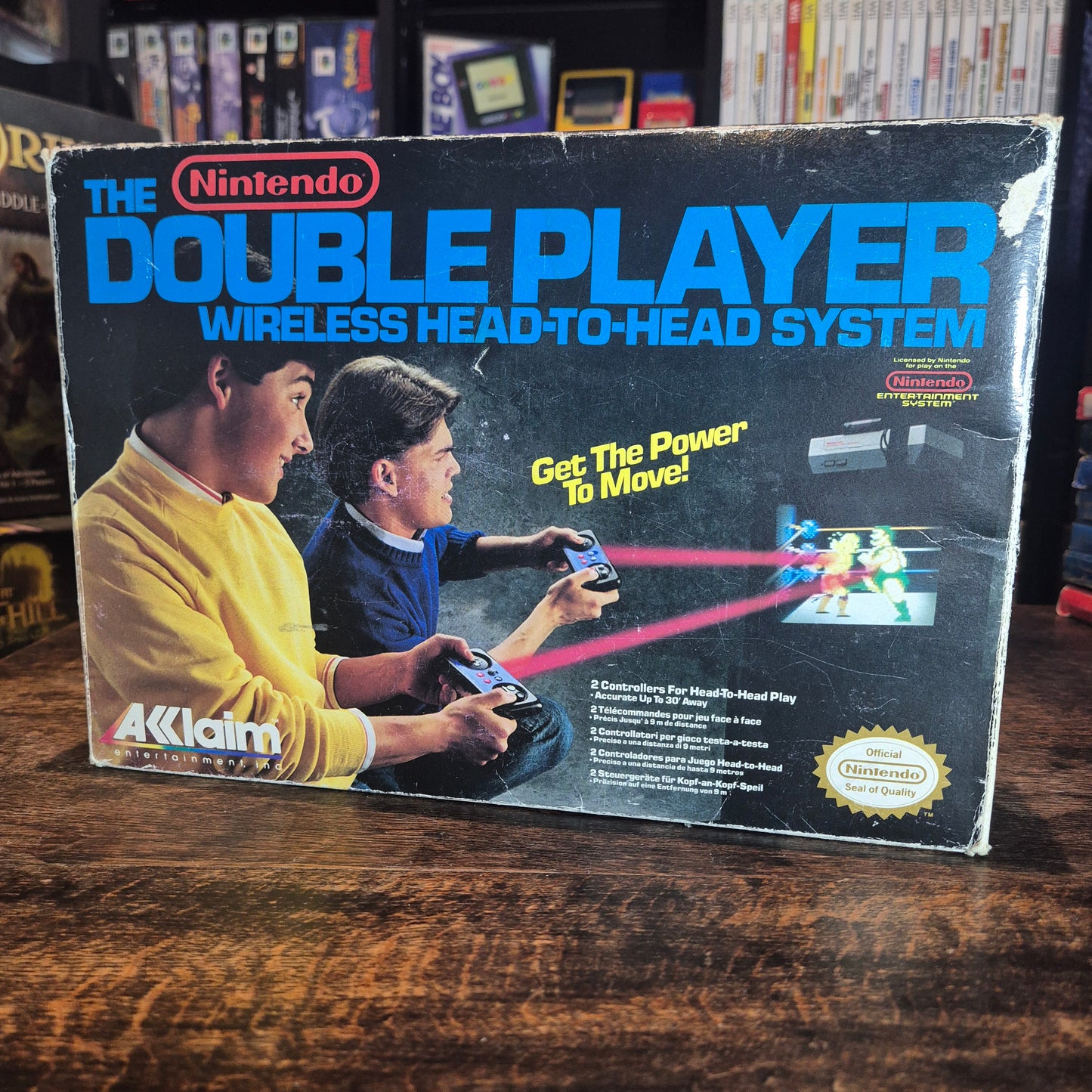 1989 Nintendo NES Acclaim Double Player - Complete - NES