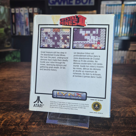 Crystal Mines II - Complete - Atari Lynx