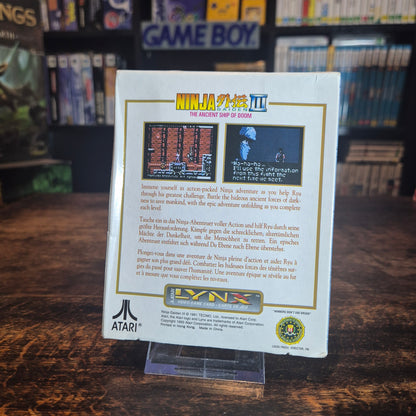 Ninja Gaiden III - Complete - Atari Lynx