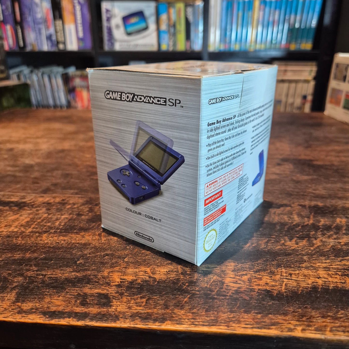 Nintendo Gameboy Advance SP Cobolt - Boxed - PAL