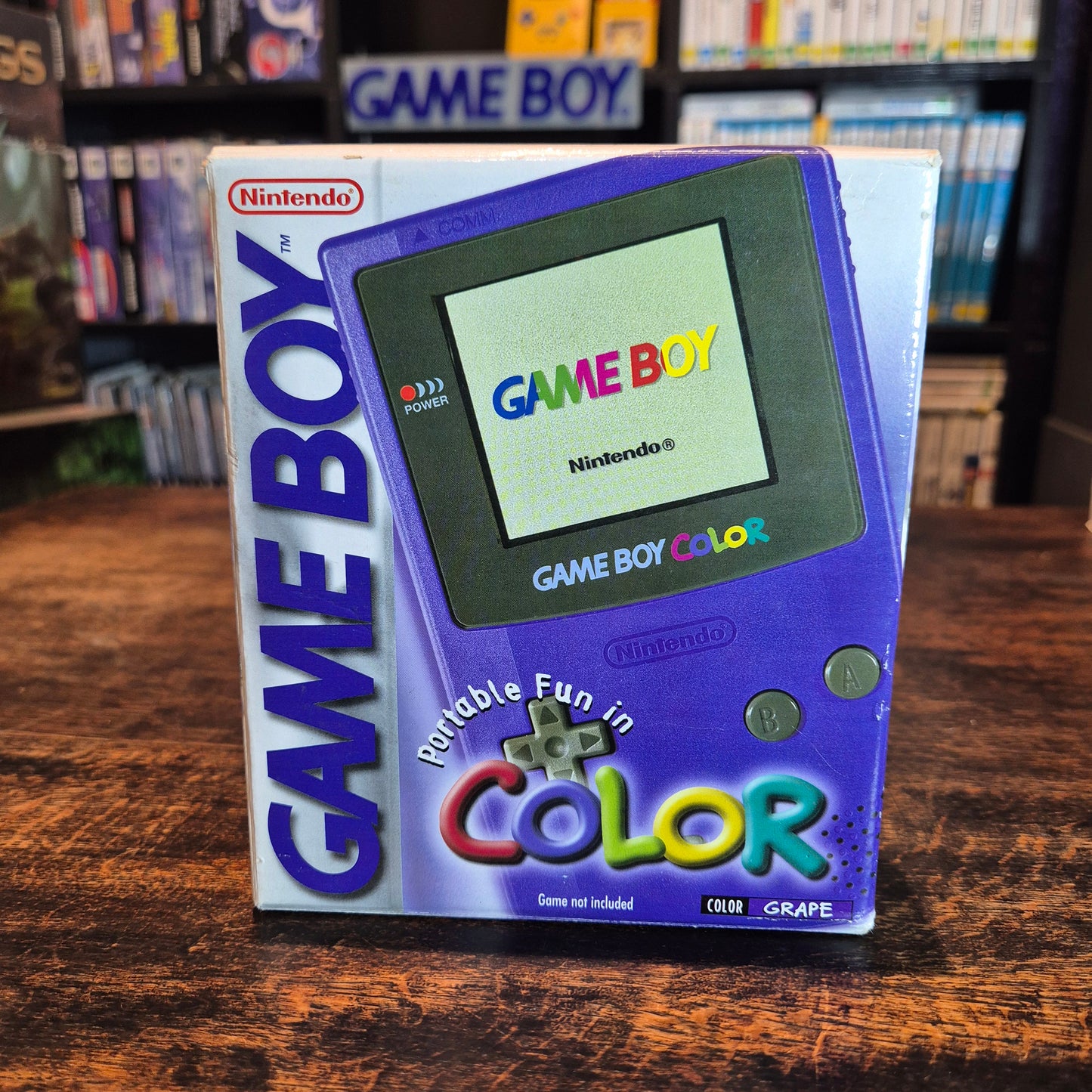 Nintendo Gameboy Color Grape - Boxed - PAL