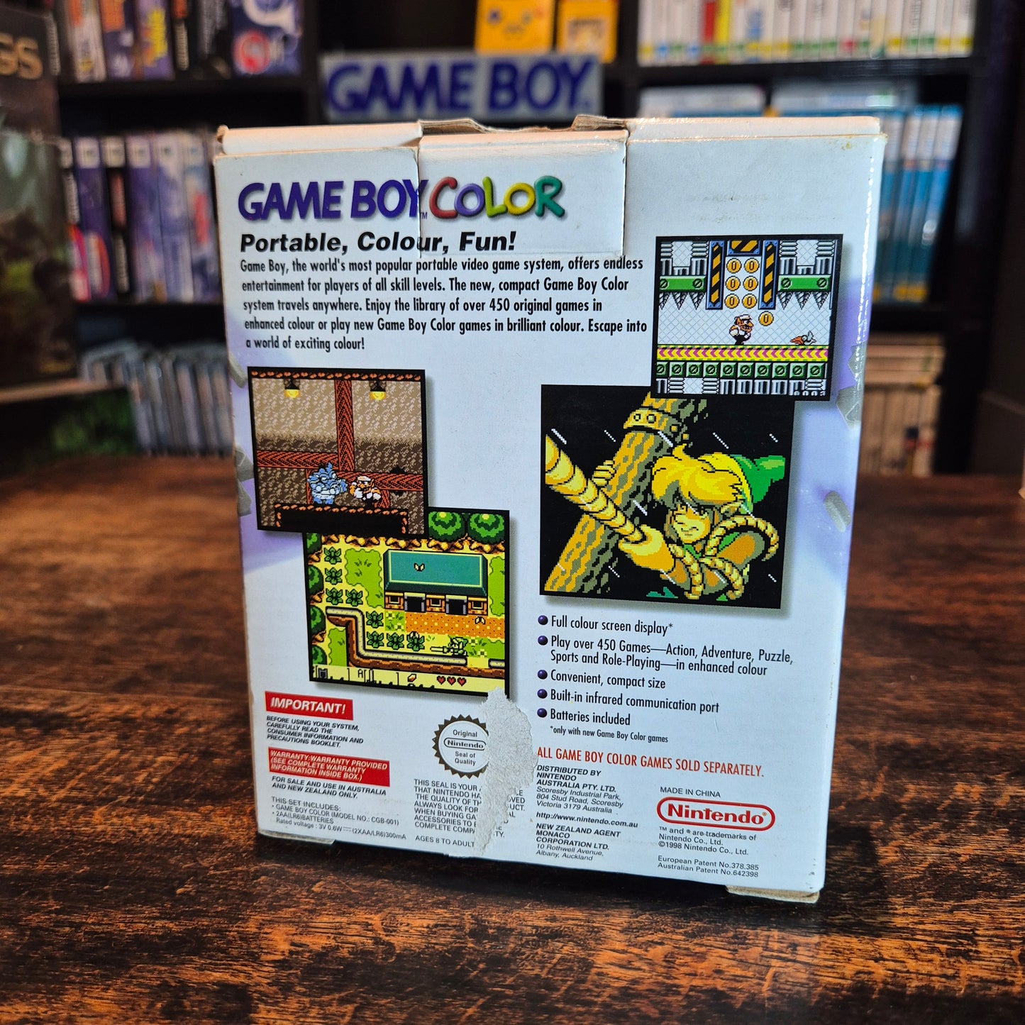 Nintendo Gameboy Color Grape - Boxed - PAL