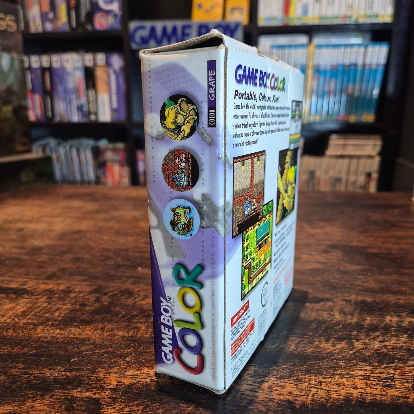 Nintendo Gameboy Color Grape - Boxed - PAL