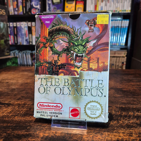The Battle of Olympus - Complete - NES - PAL