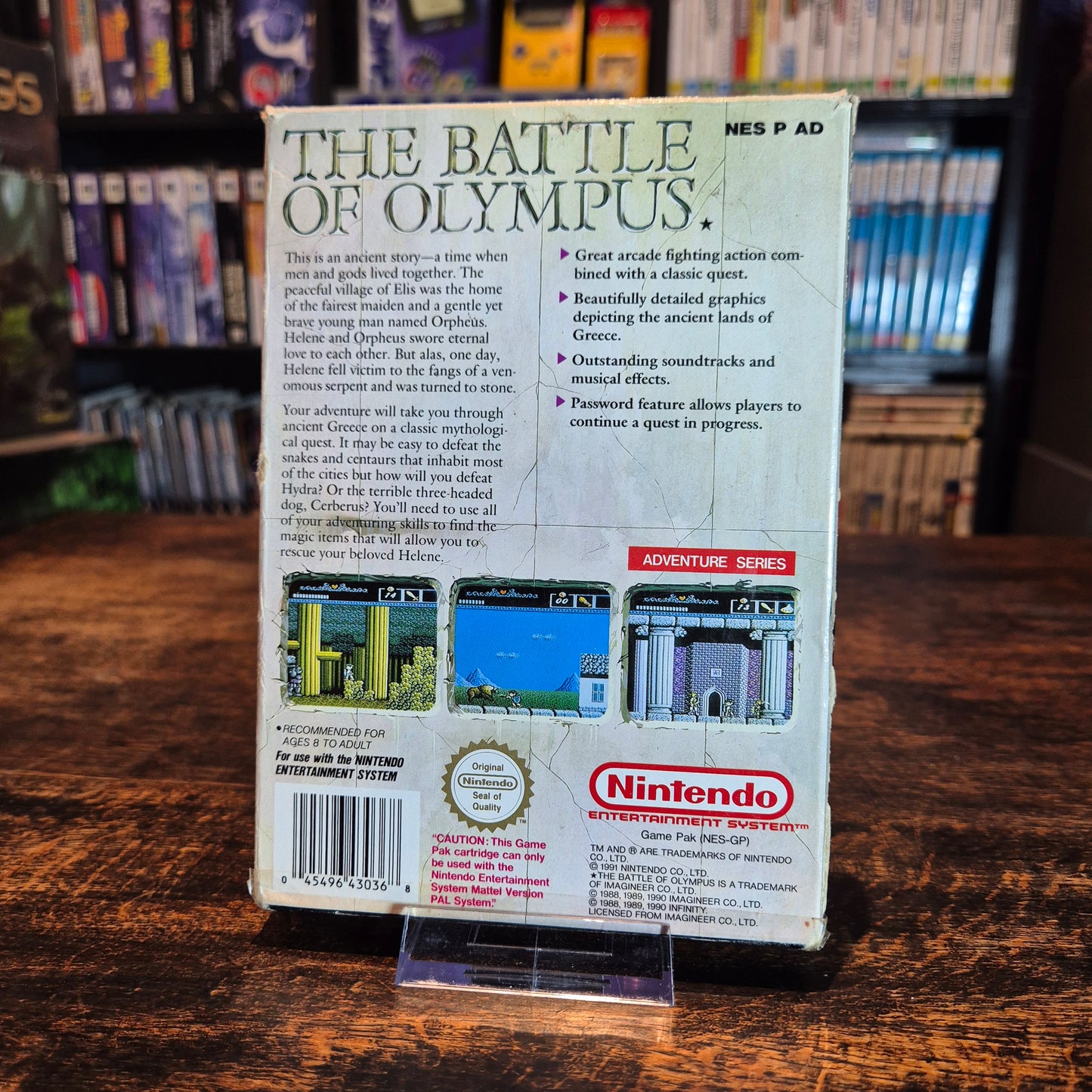 The Battle of Olympus - Complete - NES - PAL