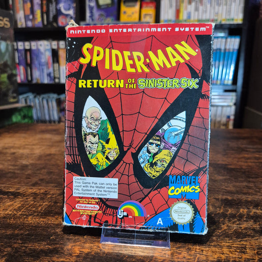 Spider-Man: Return of the Sinister Six - Complete - NES - PAL