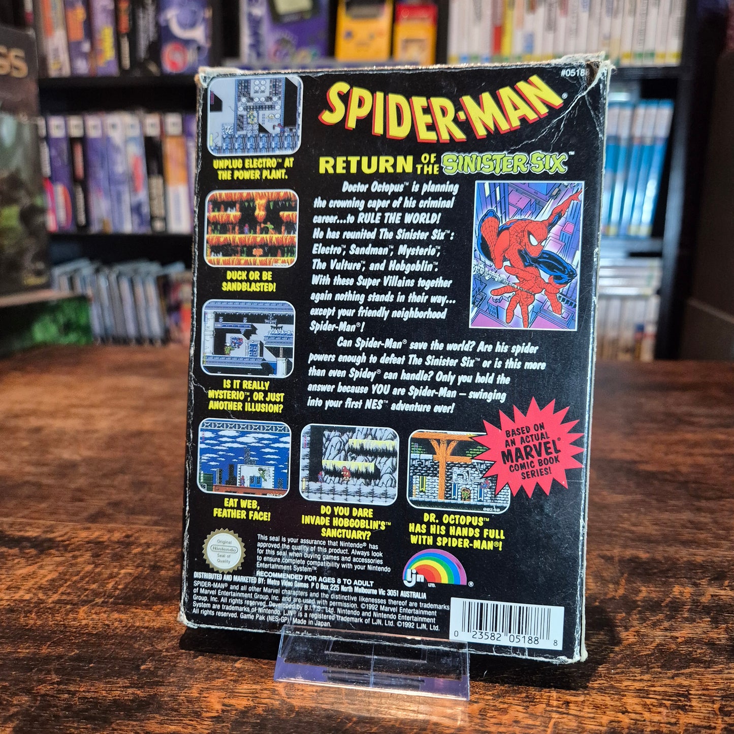 Spider-Man: Return of the Sinister Six - Complete - NES - PAL