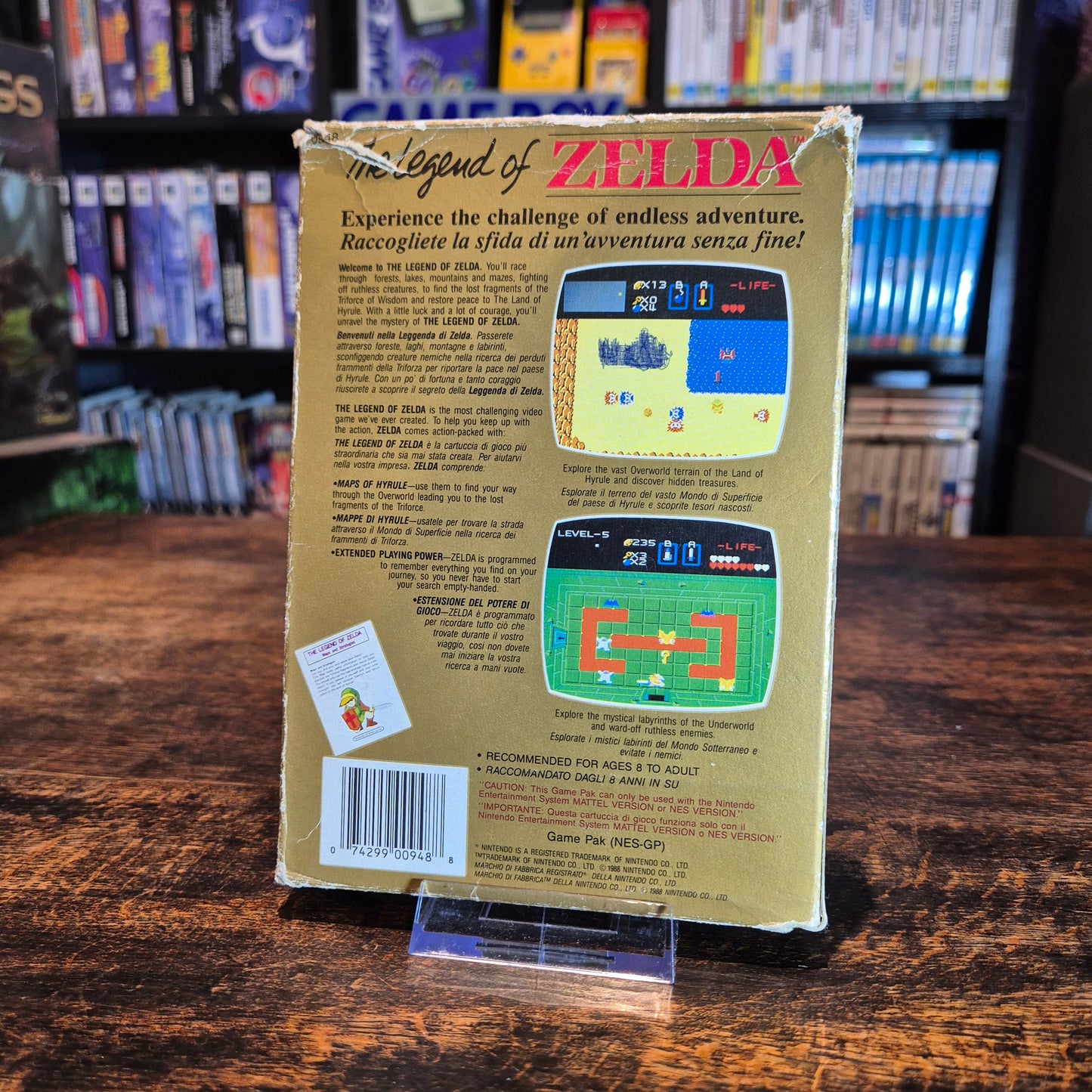 The Legend of Zelda - Incomplete - NES - PAL