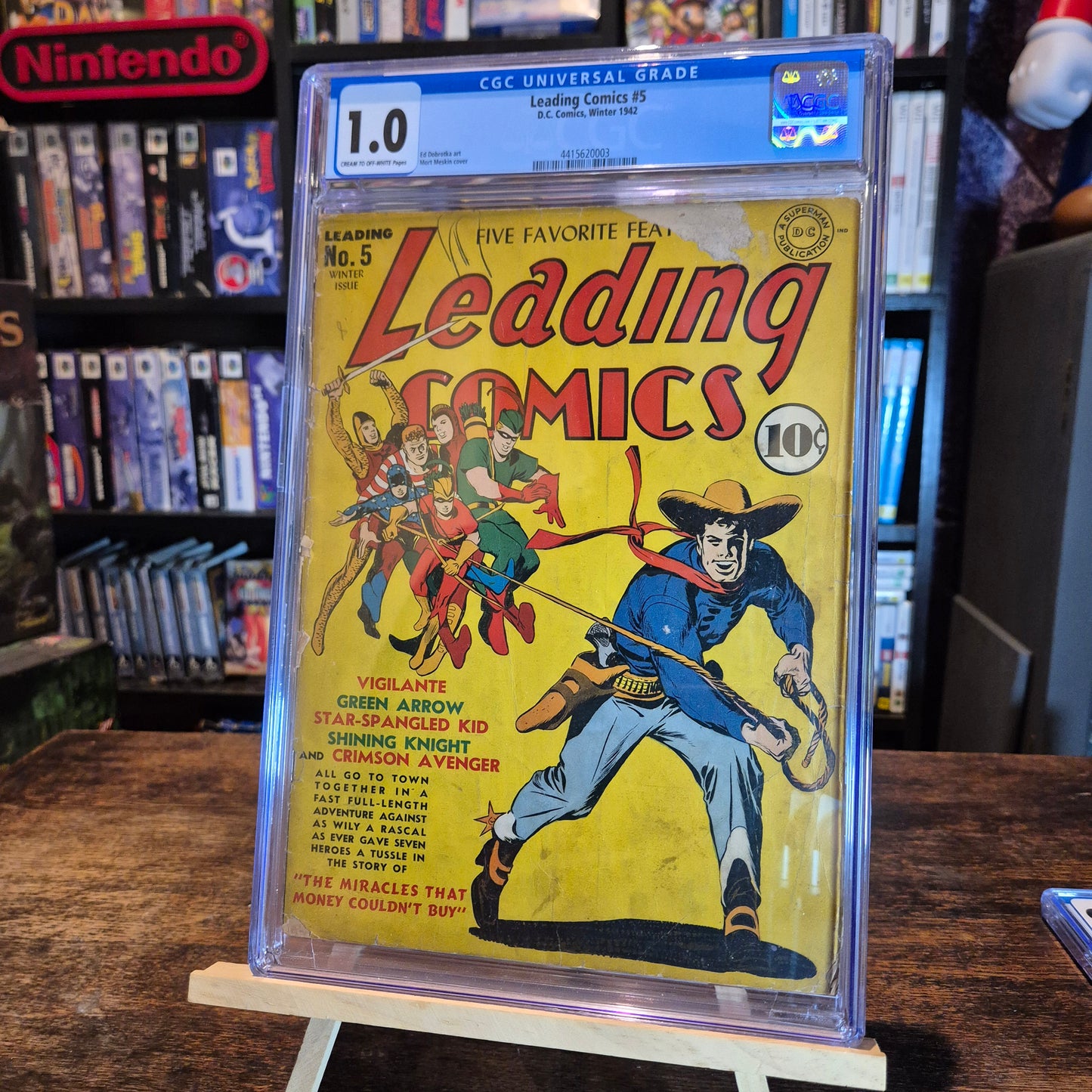Leading Comics #5 1942 CGC 1.0 - DC Comics