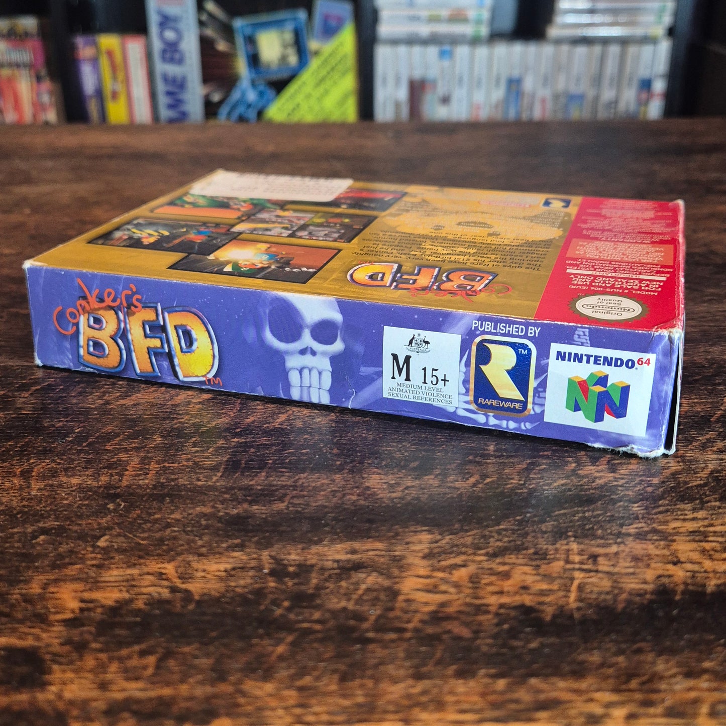 Conker's Bad Fur Day - Complete - Nintendo 64 + Free Acrylic Case