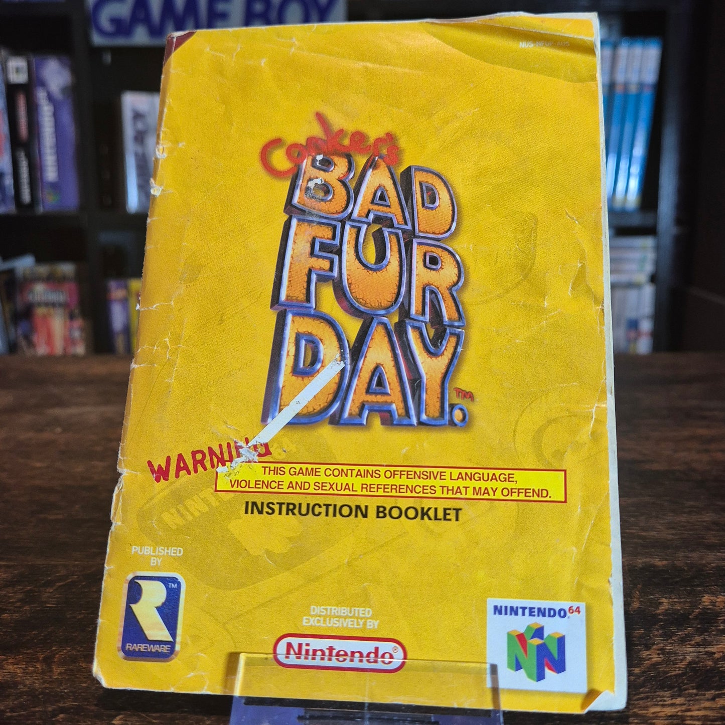 Conker's Bad Fur Day - Complete - Nintendo 64 + Free Acrylic Case