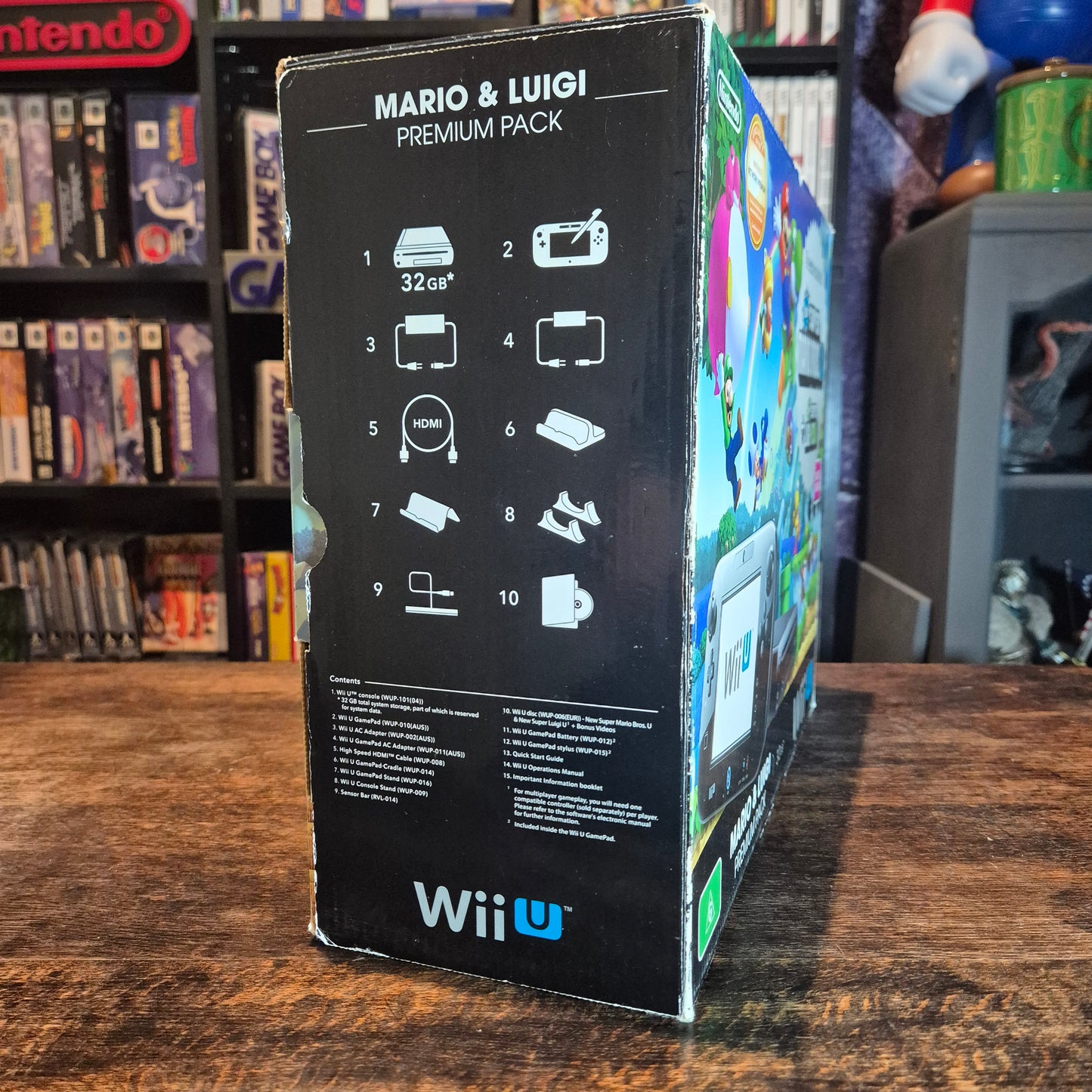 Nintendo Wii U Mario & Luigi Premium Pack Console - Boxed - PAL