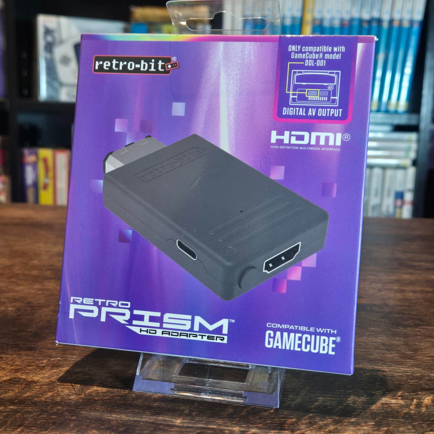 Retro-Bit Prism HDMI Adapter for GameCube - AV to HDMI Converter/Upscaler