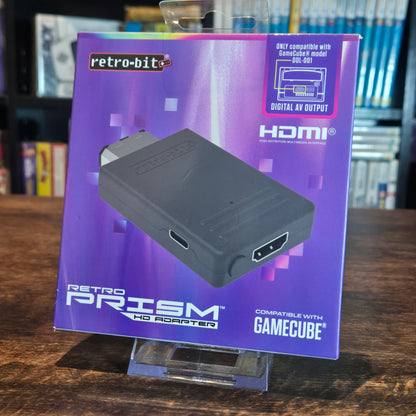 Retro-Bit Prism HDMI Adapter for GameCube - AV to HDMI Converter/Upscaler