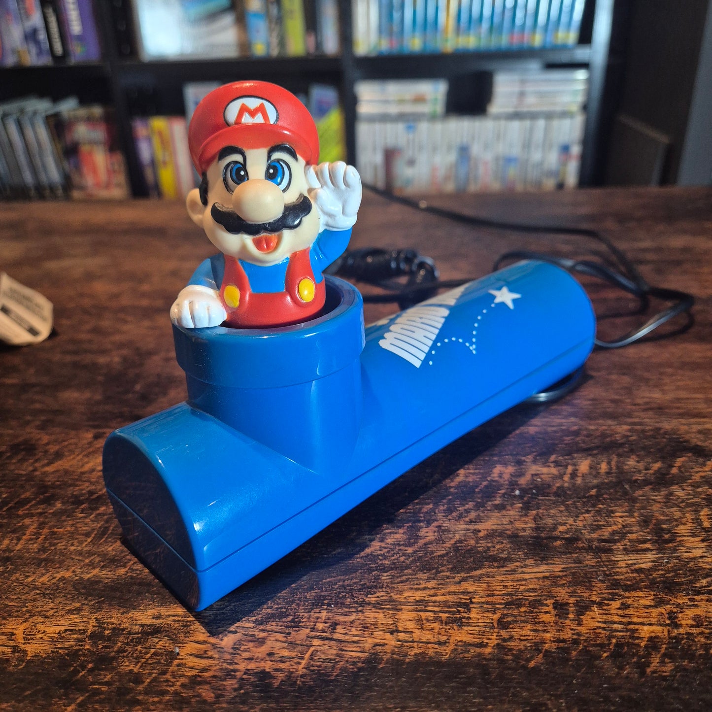 1990 Super Mario Bros Telephone - Blue - Official Nintendo - Boxed