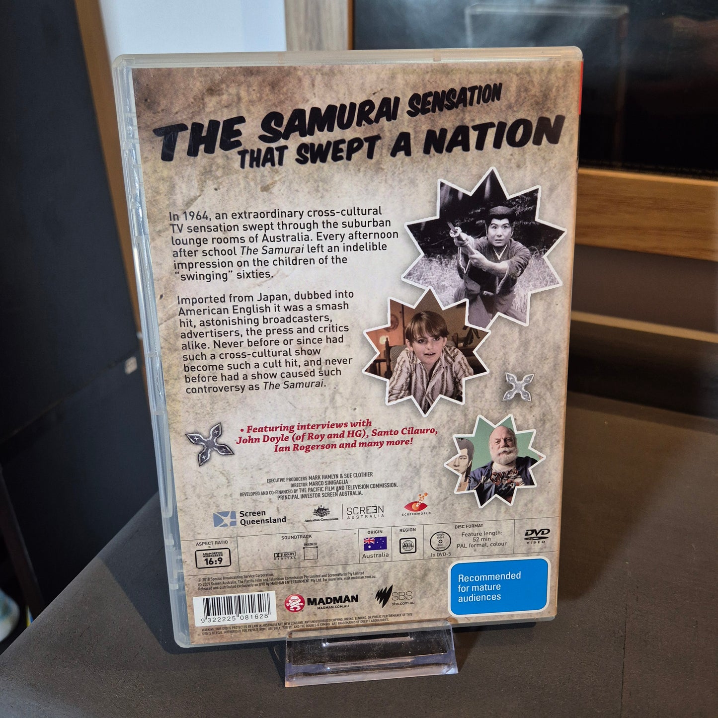Shintaro The Samurai Sensation that Swept a Nation Documentary - DVD PAL Region 4