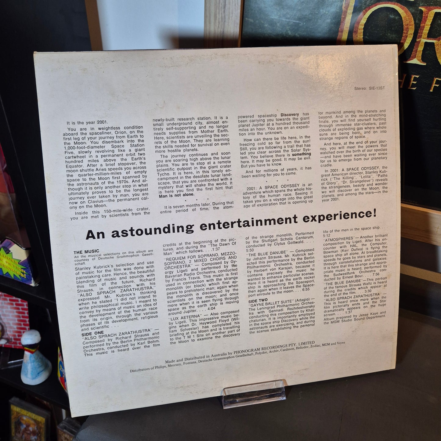 2001 A Space Odyssey Movie Soundtrack 12" - Vinyl Record
