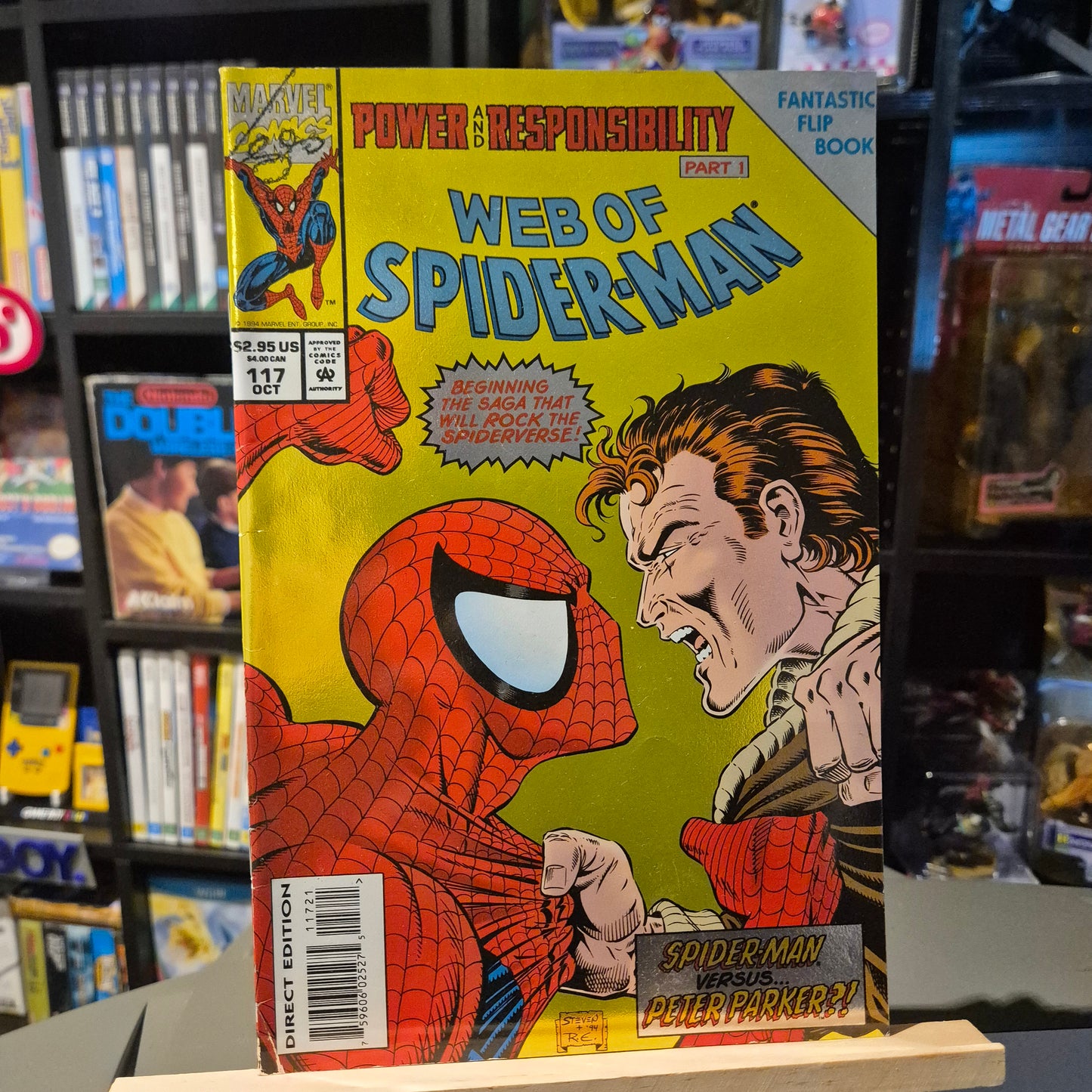 Web of Spider-Man #117 - Fantastic Flip Book - Marvel Comics