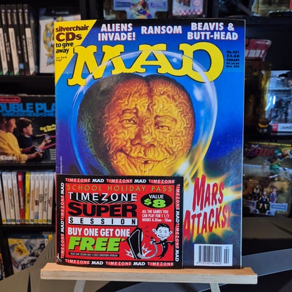 Australian Mad Magazine #351 - With Attached Timezone Advertisement