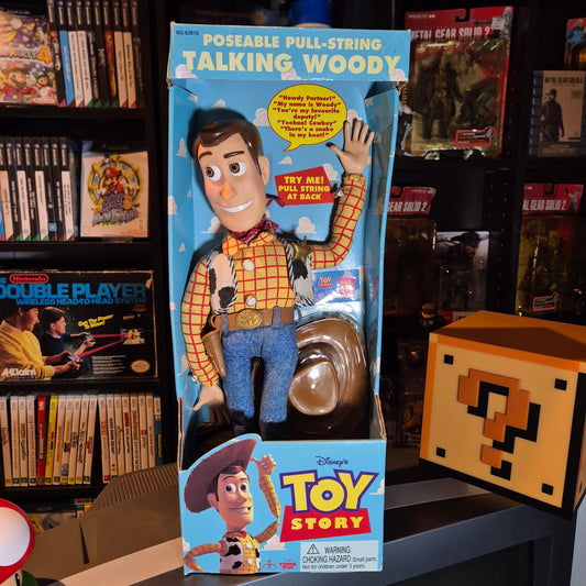 1995 Thinkway Poseable Pull-String Talking Woody - 1st Edition - SEALED